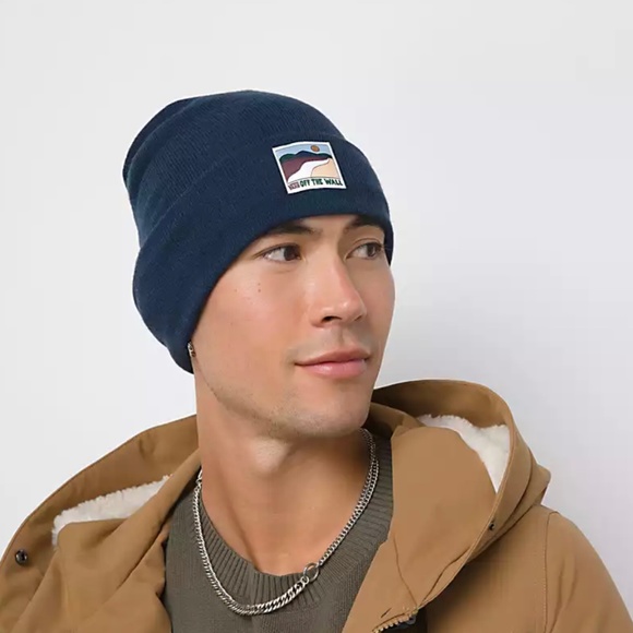 Vans Other - VANS MTE Cuff Beanie Men’s Blue Knit Hat One Size VN0A3HJ9LKZ